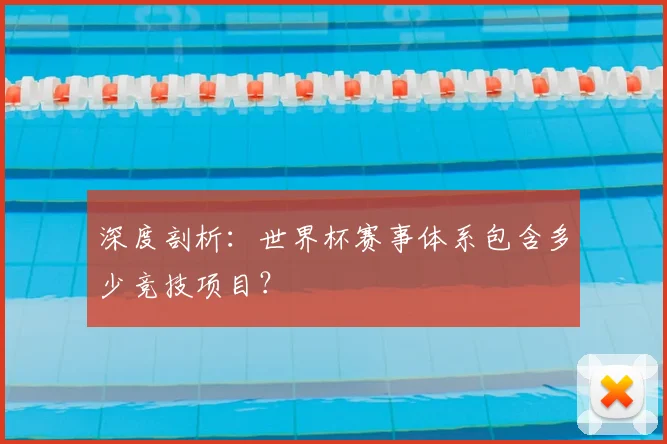 深度剖析：世界杯赛事体系包含多少竞技项目？